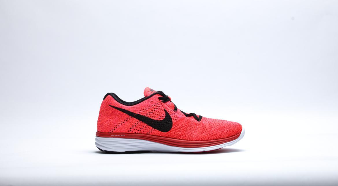 Nike lunarlon sale red and black